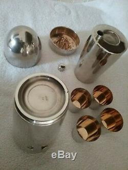 Vintage 1928 Zeppelin Silver Plated Cocktail Shaker