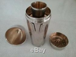 Vintage 1928 Zeppelin Silver Plated Cocktail Shaker