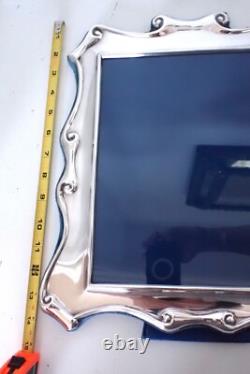 Vintage 1930's Large Silver Plate Picture / Photo Frame Sheffield England Deco B