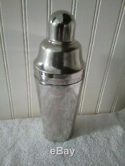 Vintage 1930's Napier Dial A Drink Silver Plated Cocktail Shaker