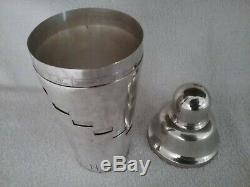 Vintage 1930's Napier Dial A Drink Silver Plated Cocktail Shaker