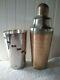 Vintage 1930's Napier Gold & Silver Plated Cocktail Shaker VERY RARE