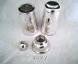 Vintage 1930's Napier Silver Plated Dial A Drink Cocktail Shaker