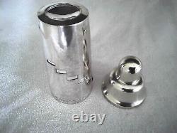 Vintage 1930's Napier Silver Plated Dial A Drink Cocktail Shaker