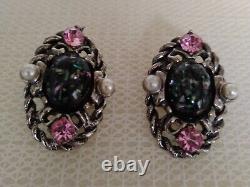 Vintage 1950's Selro Necklace/Bracelet/Earrings set Excellent condition