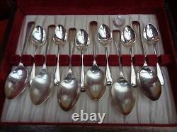 Vintage 1950s Silver plated canteen of Cutlery