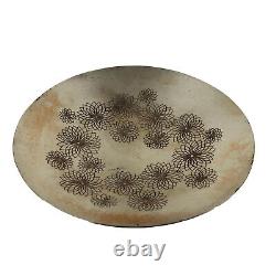 Vintage 1960s Plate by M. Pinton Silvered Copper Italy