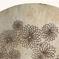 Vintage 1960s Plate by M. Pinton Silvered Copper Italy