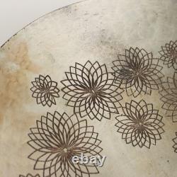 Vintage 1960s Plate by M. Pinton Silvered Copper Italy