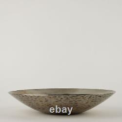 Vintage 1960s Plate by M. Pinton Silvered Copper Italy