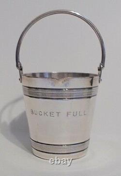 Vintage 20s-30s Napier Bucket Full Jigger Silver Plate Rare