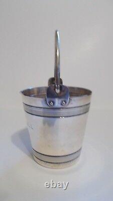 Vintage 20s-30s Napier Bucket Full Jigger Silver Plate Rare