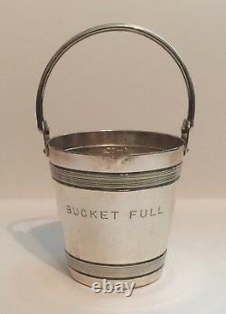 Vintage 20s-30s Napier Bucket Full Jigger Silver Plate Rare