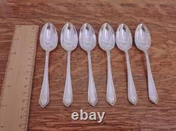 Vintage 38 Pc Silver Plate Faux Bone Cutlery Canteen Set Atkin Bros Sheffield