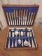 Vintage 42 Pc ART DECO Silver Plated CUTLERY CANTEEN Made in Sheffield 1930s