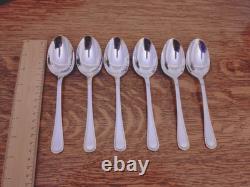 Vintage 44 Pc BEAD PATTERN Silver Plate CUTLERY CANTEEN by Viners of Sheffield