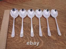 Vintage 44 Pc GRECIAN PATTERN Silver Plate CUTLERY CANTEEN Made in Sheffield