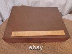 Vintage 44 Pc Silver Plate DU BARRY PATTERN Cutlery Canteen by Coopers Sheffield