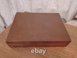 Vintage 44 Pc Silver Plate DU BARRY PATTERN Cutlery Canteen by Coopers Sheffield