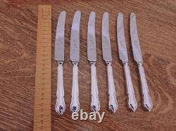 Vintage 44 Pc Silver Plate DU BARRY PATTERN Cutlery Set Roberts & Dore Sheffield
