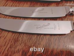 Vintage 44 Pc Silver Plate DU BARRY PATTERN Cutlery Set Roberts & Dore Sheffield