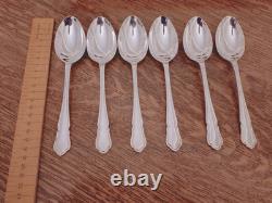 Vintage 44 Pc Silver Plate DU BARRY PATTERN Cutlery Set Roberts & Dore Sheffield