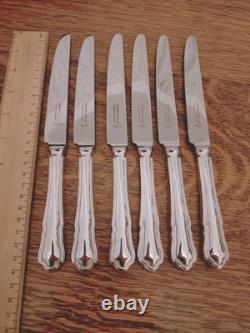Vintage 44 Pc Silver Plate Du Barry PATTERN Cutlery Canteen by Coopers Sheffield