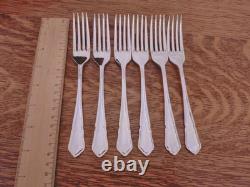 Vintage 44 Pc Silver Plate Du Barry PATTERN Cutlery Canteen by Coopers Sheffield
