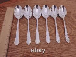 Vintage 44 Pc Silver Plate Du Barry PATTERN Cutlery Canteen by Coopers Sheffield