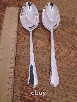 Vintage 44 Pc Silver Plate Du Barry PATTERN Cutlery Canteen by Coopers Sheffield
