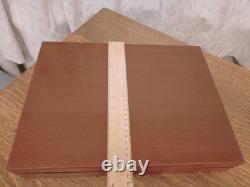 Vintage 44 Pc Silver Plate Du Barry PATTERN Cutlery Canteen by Coopers Sheffield