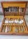 Vintage 44 Pc Silver Plate Du Barry Pattern CUTLERY CANTEEN Made in Sheffield