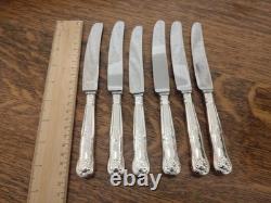 Vintage 44 Pc Silver Plate KINGS PATTERN Cutlery Canteen George Butler Sheffield