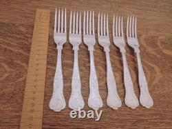 Vintage 44 Pc Silver Plate KINGS PATTERN Cutlery Canteen Set Made in Sheffield
