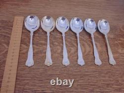 Vintage 44 Pc Silver Plate KINGS PATTERN Cutlery Canteen Set Made in Sheffield