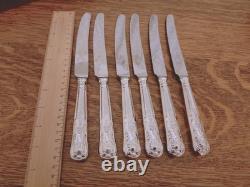 Vintage 44 Piece Silver Plate KINGS PATTERN Cutlery Canteen Made in Sheffield
