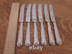 Vintage 44 Piece Silver Plate KINGS PATTERN Cutlery Canteen Made in Sheffield