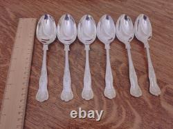 Vintage 44 Piece Silver Plate KINGS PATTERN Cutlery Canteen Made in Sheffield