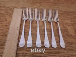 Vintage 46 Pc Silver Plate Faux Bone Cutlery Canteen Latham & Owen Sheffield