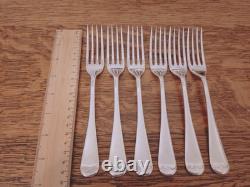 Vintage 46 Pc Silver Plate Faux Bone Cutlery Canteen Latham & Owen Sheffield
