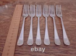 Vintage 47 Pc Silver Plate Faux Bone CUTLERY CANTEEN Made in Sheffield 1950s