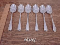 Vintage 47 Pc Silver Plate Faux Bone CUTLERY CANTEEN Made in Sheffield 1950s
