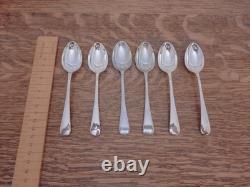 Vintage 47 Pc Silver Plate Faux Bone CUTLERY CANTEEN Made in Sheffield 1950s