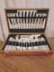 Vintage 47 Piece Silver Plate CUTLERY CANTEEN A E Poston Sheffield 1950s