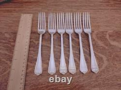 Vintage 48Pc SILVER PLATE Faux Bone CUTLERY CANTEEN A E Poston Sheffield 1950s