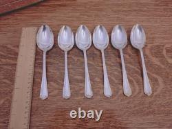 Vintage 48Pc SILVER PLATE Faux Bone CUTLERY CANTEEN A E Poston Sheffield 1950s