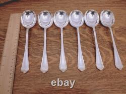 Vintage 48Pc SILVER PLATE Faux Bone CUTLERY CANTEEN A E Poston Sheffield 1950s