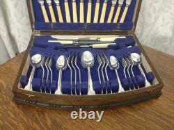 Vintage 48 Piece ART DECO EPNS CUTLERY CANTEEN Arthur Price Sheffield 1930s
