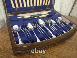 Vintage 48 Piece ART DECO EPNS CUTLERY CANTEEN Arthur Price Sheffield 1930s