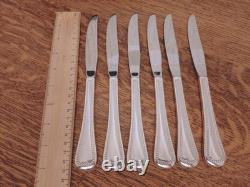 Vintage 50 Pc BEAD PATTERN Silver Plate CUTLERY CANTEEN Oneida Community Plate